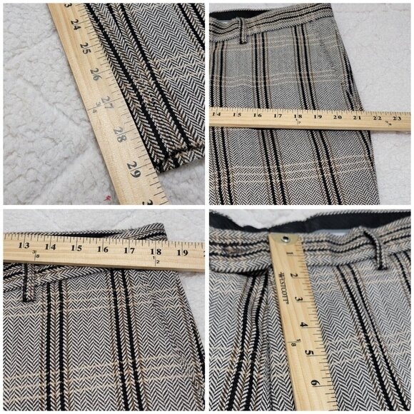 Paulo Solari Mens Gray Plaid Vest Suit Pants Set Modern Fit Size XL 36/30‎ - Picture 11 of 12